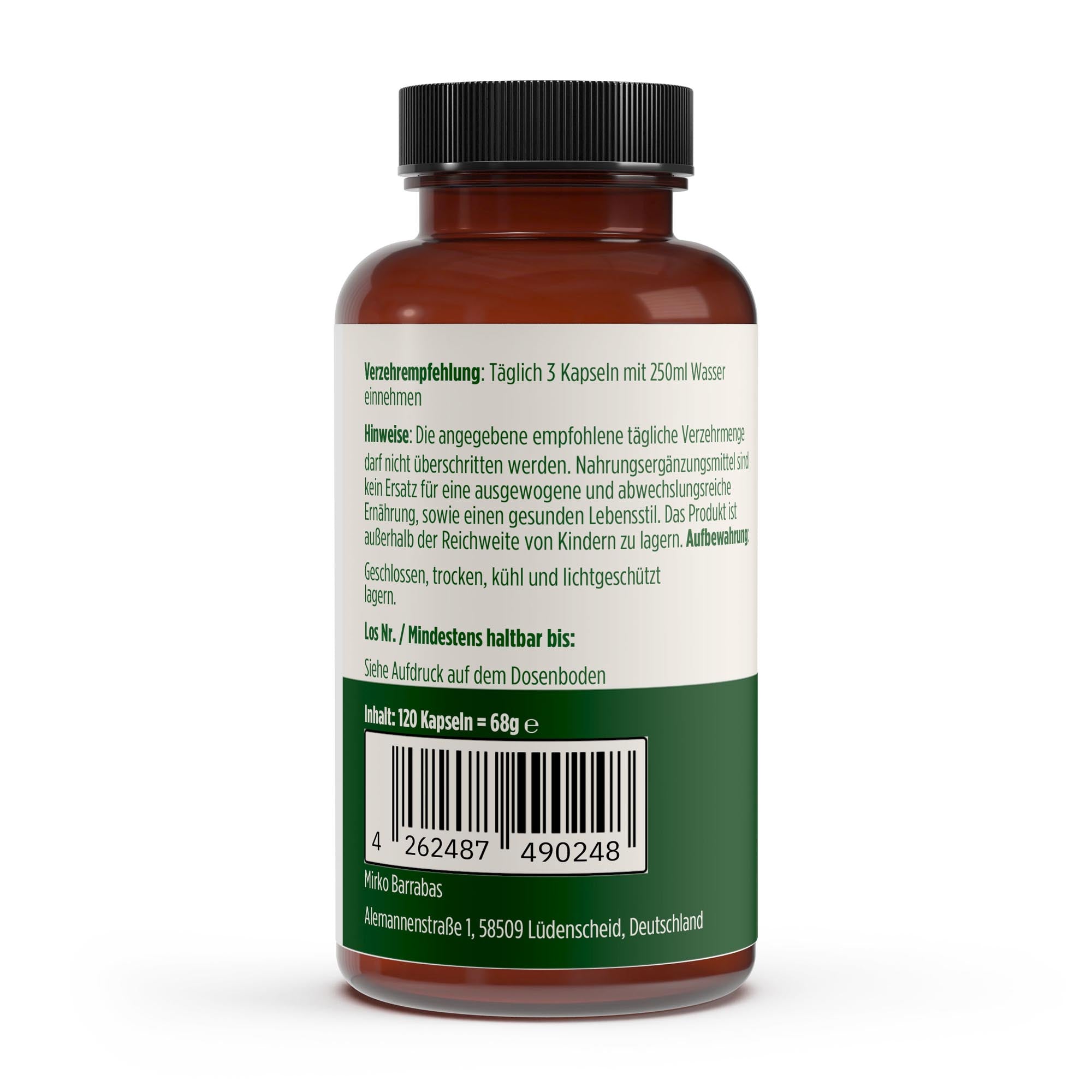Marine Kollagen Peptide (2000-5000 DA) - 120 Kapseln