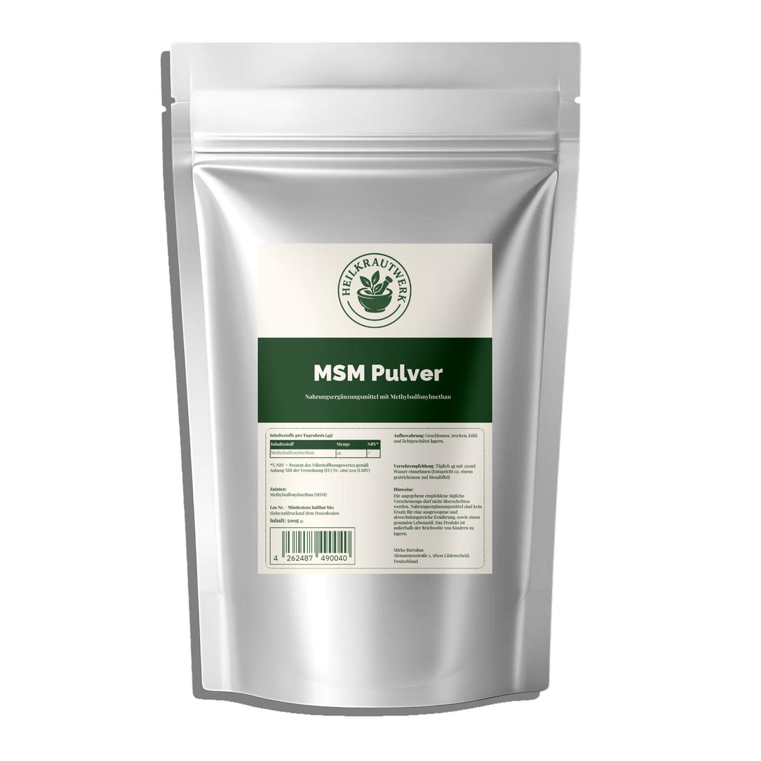 MSM Pulver - 500g