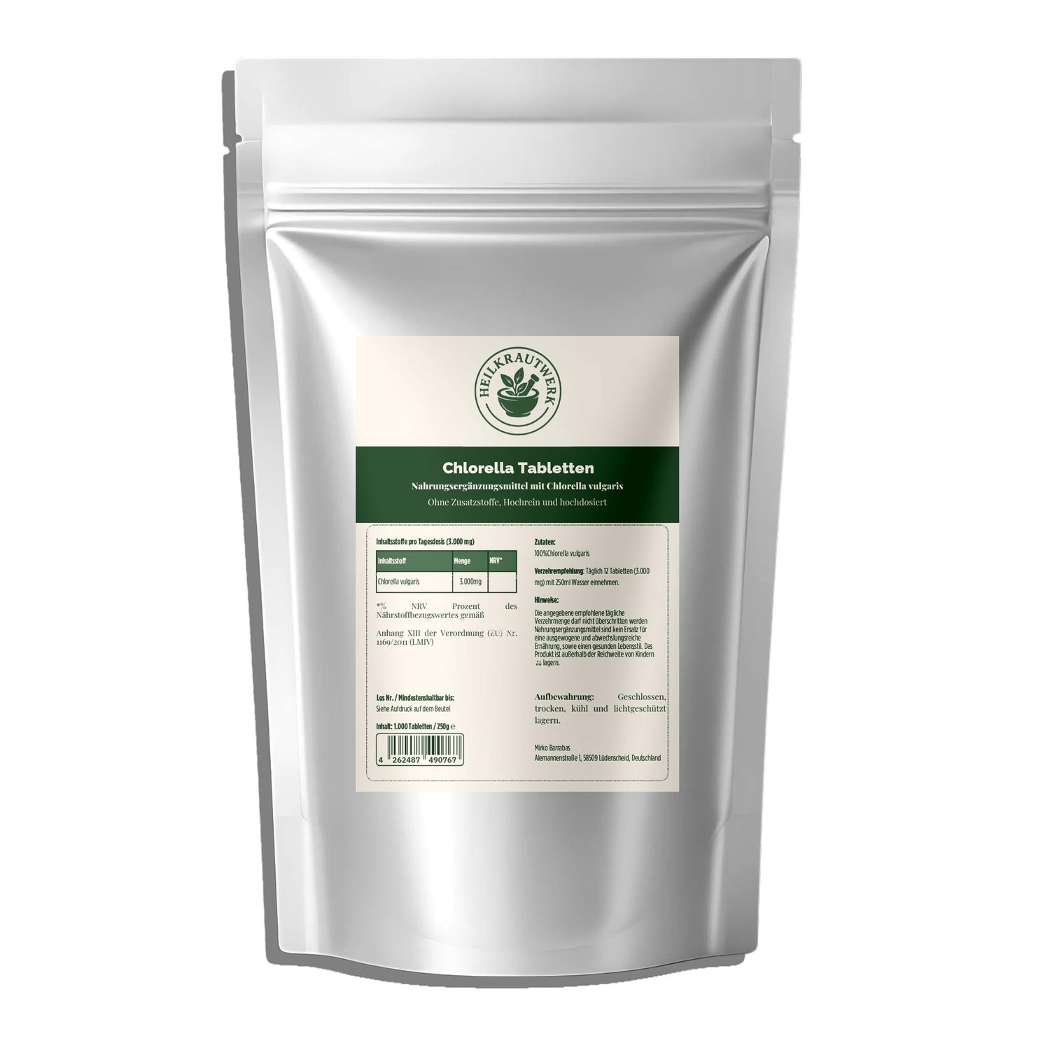 Chlorella - 1000 Tabletten