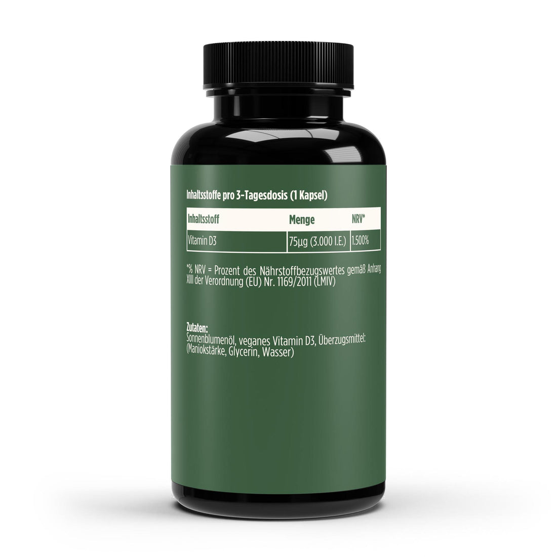 Vitamin D3 3.000 I.E - 60 vegane Softgels