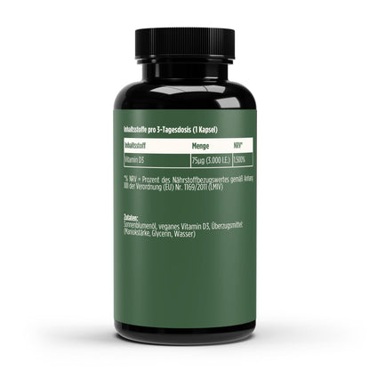Vitamin D3 3.000 I.E - 60 vegane Softgels