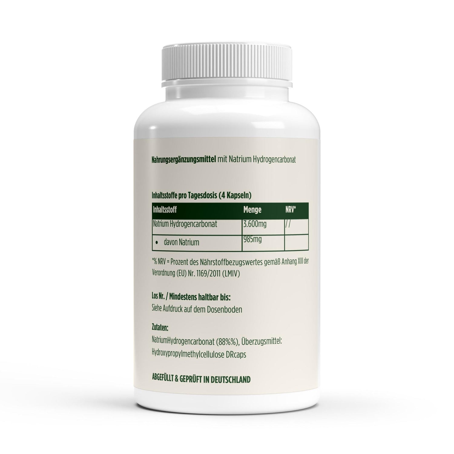 Natron Magensaftresistent - 120 Kapseln