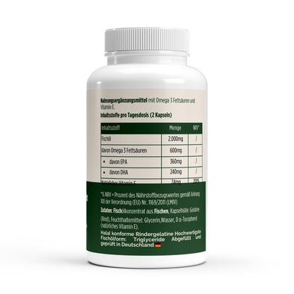 Omega 3 Triglyceride 18/12 (Halal Gelatine) - 120 Softgels
