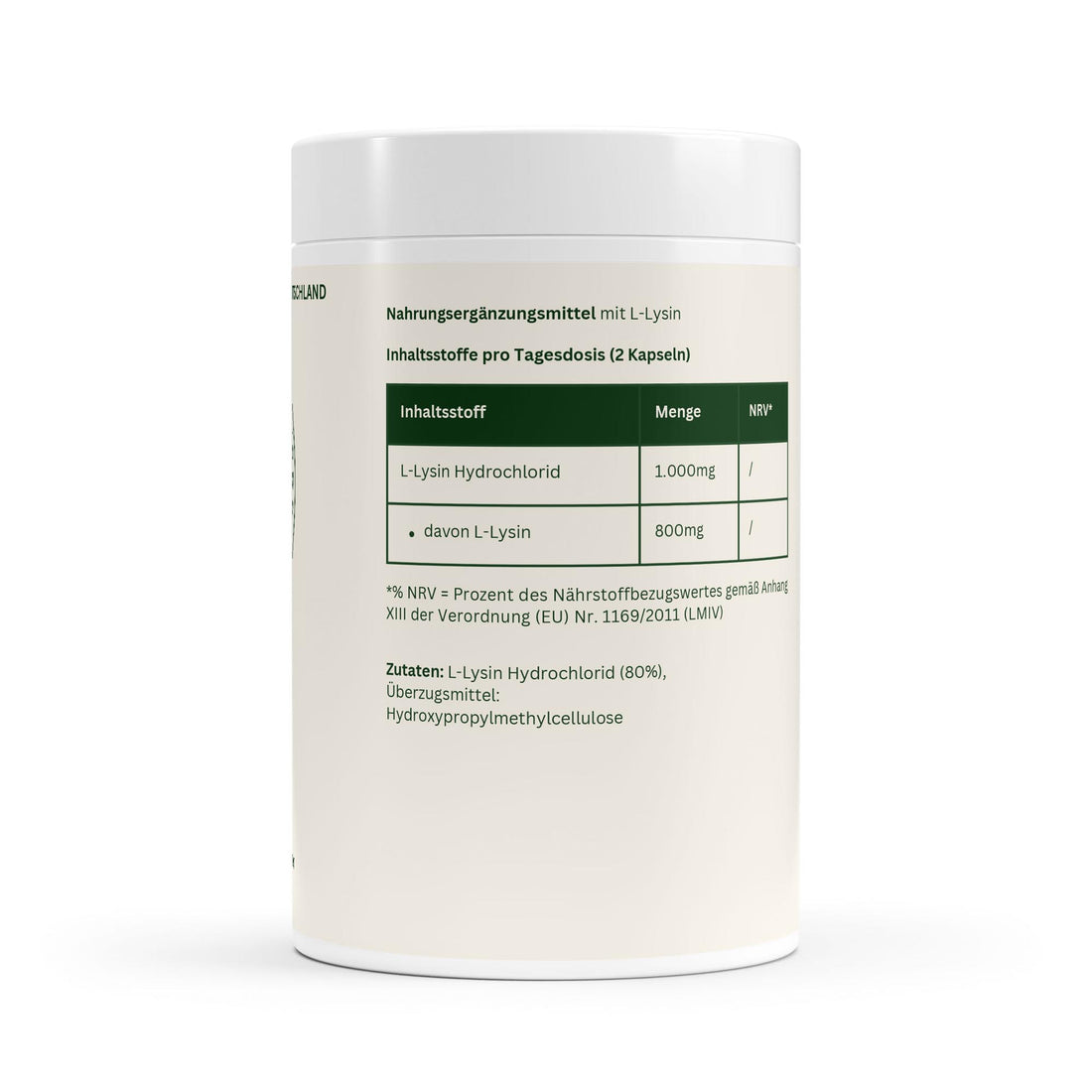 L-Lysin - 100 Kapseln