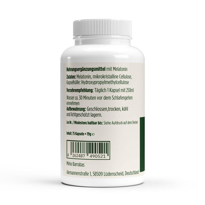 Melatonin – 75 Kapseln