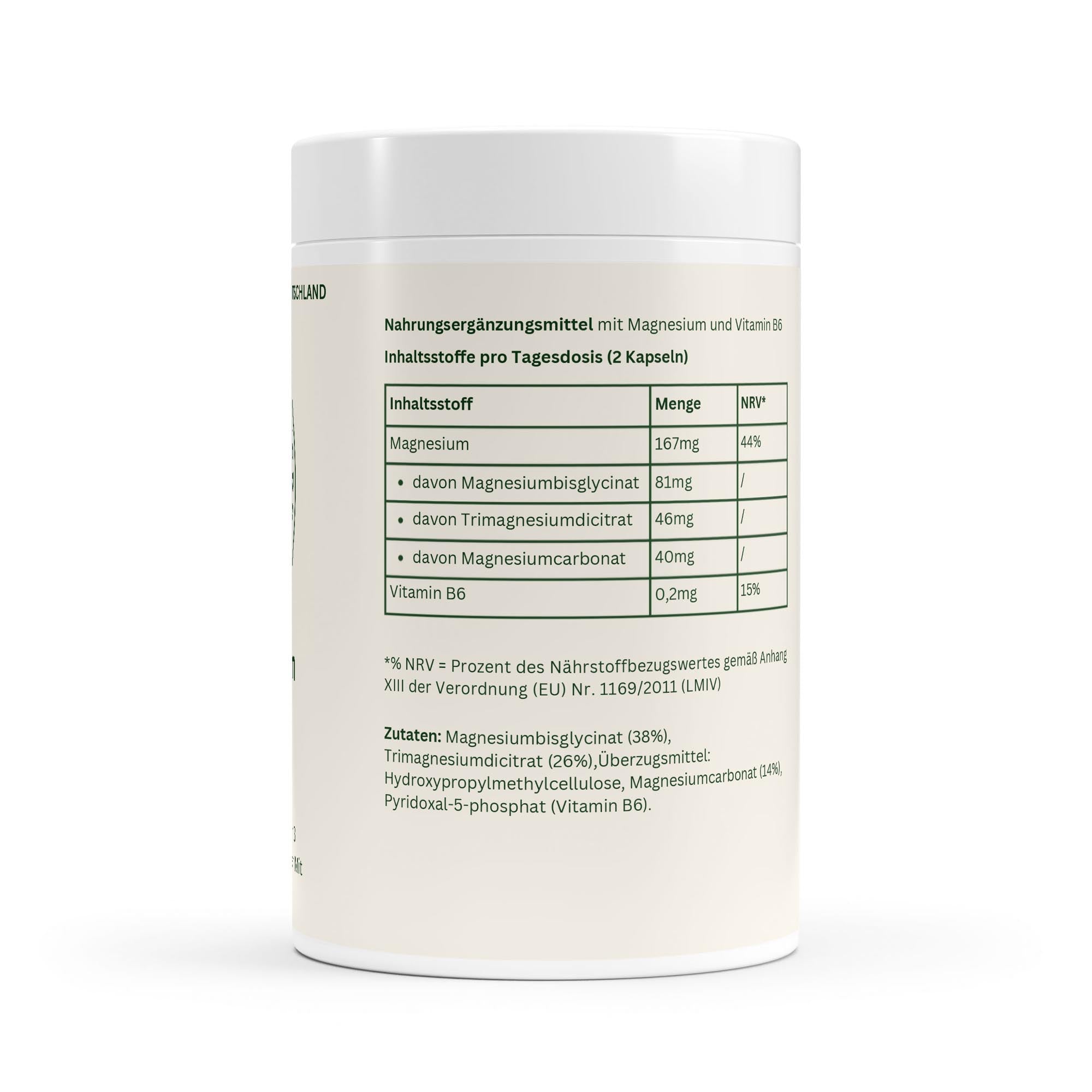 Magnesium Komplex + Vitamin B6 - 90 Kapseln