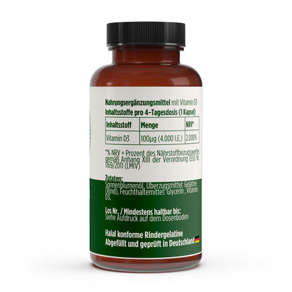 Vitamin D3 4.000 IE - 180 Softgels