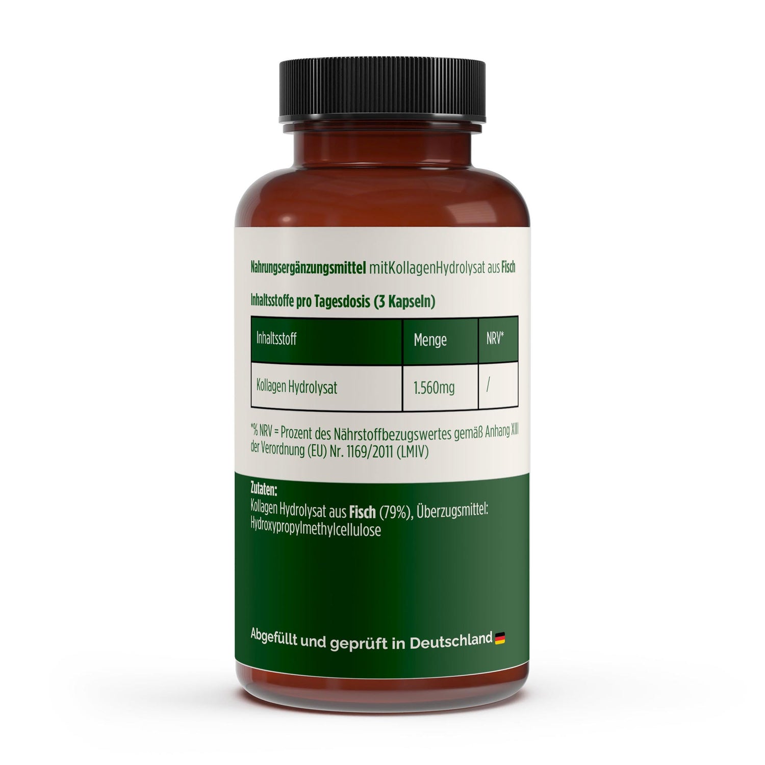Marine Kollagen Peptide (2000-5000 DA) - 120 Kapseln