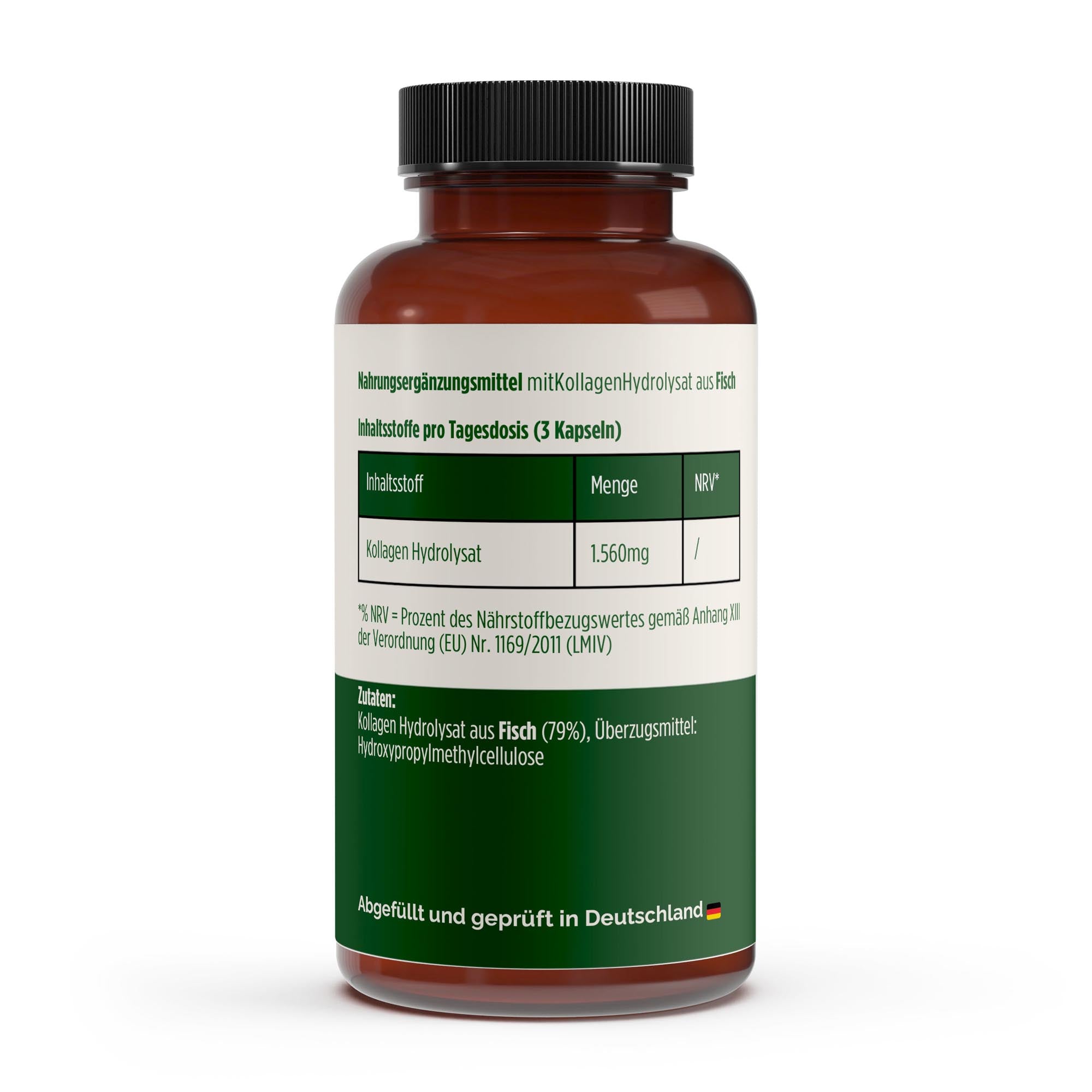 Marine Kollagen Peptide (2000-5000 DA) - 120 Kapseln