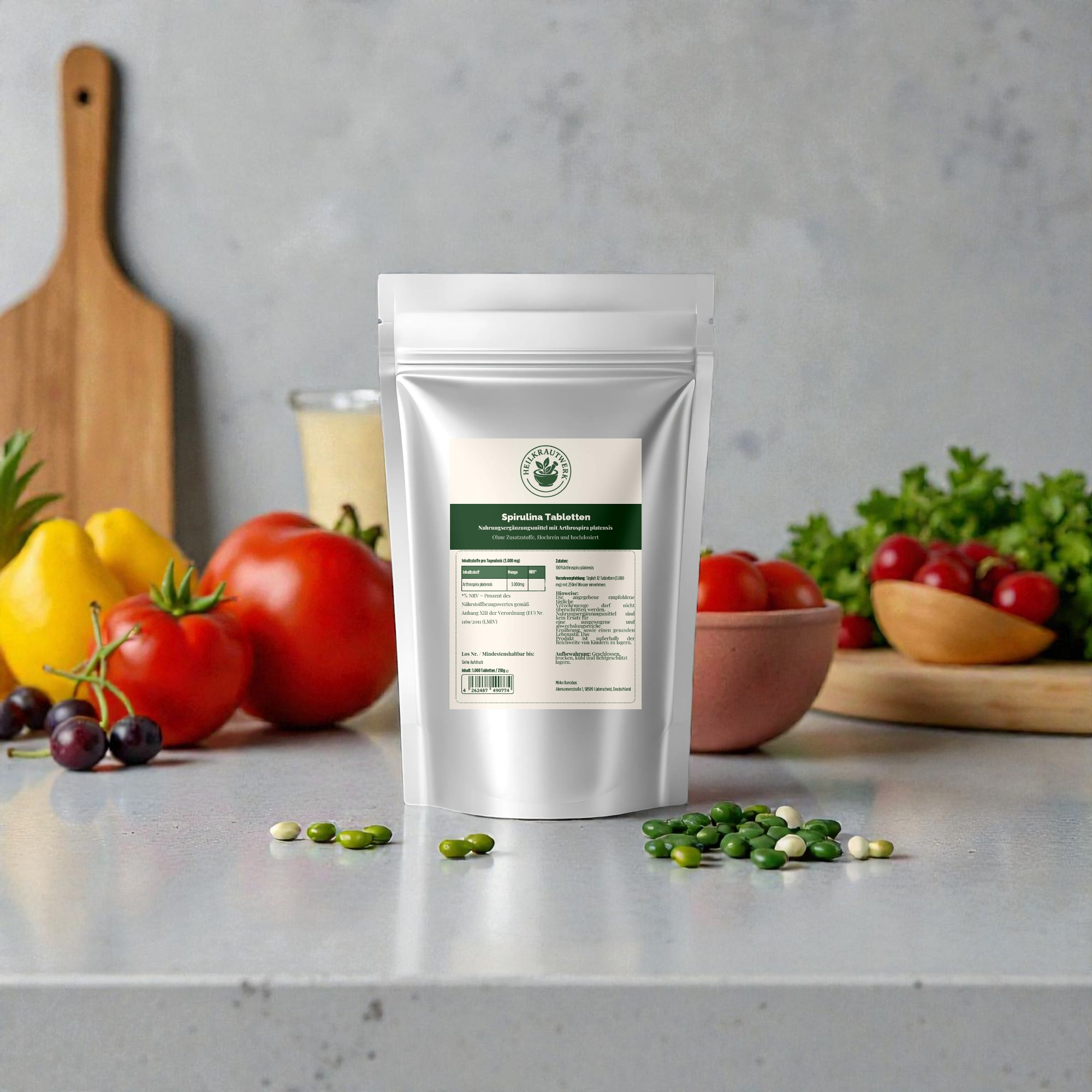 Spirulina - 1.000 Tabletten